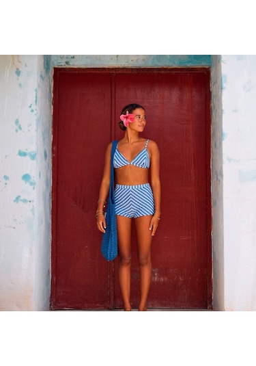 Roxy Roxy Party Wave 2 Fixed Tri Kadın Bikini Üstü Ppm0 Çok Renkli