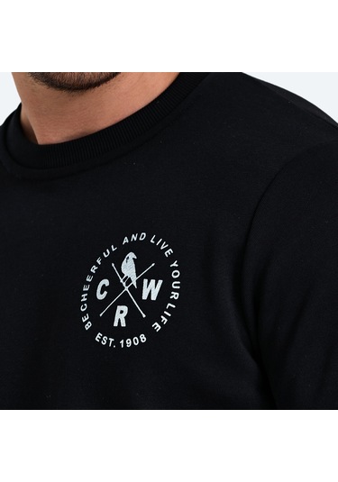 The Crow LIFE Erkek  Siyah Sweatshirt