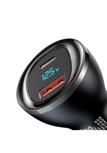 Mcdodo Cc-5670 95w 1xtype-c 1xusb Girişli Dijital Göstergeli Araç