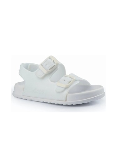 Vicco Buny Phlon Taban Cırtlı Çocuk Sandalet Beyaz Beyaz