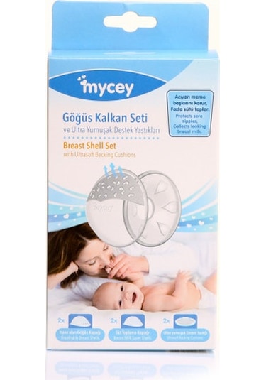 Mycey Ultra Yumuşak Göğüs Kalkanı Seti 4 Lü Set