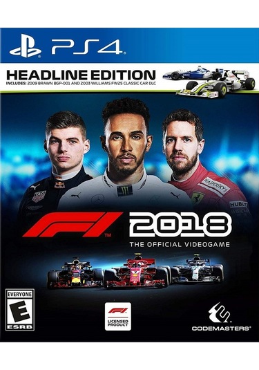 F1 2018 Headline Edition PS4 Oyun