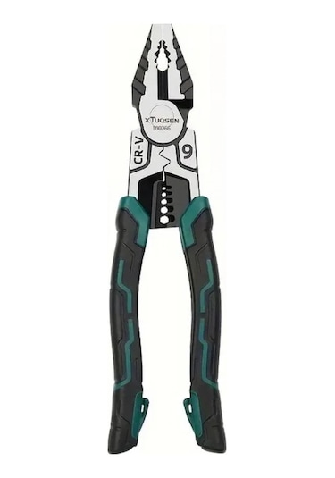 Konesam Tuosen Endüstriyel Çift Taraflı Telli Pense 9" - Elektrikçiler İçin Kesme Ve Telli Açma Aracı - Dayanıklı Süper Alaşım Yapısı