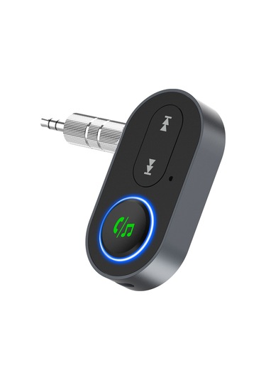 Cbtx Br10 Araç Bluetooth 5.0 Adaptörü 3.5mm Aux Ses Müzik Kablosuz Alıcı Eller Serbest Çağrı Adaptörü