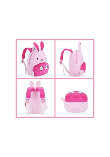 Bunny Küçük Pelüş Sırt Çantası, Erkek, Kız, Anaokulu, 1-2-3 Yaş Diğer