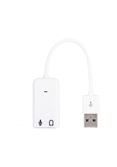 Harici Kablolu 7.1 Usb Ses Kartı 3.5mm Mikrofon Çevirici Dönüştür