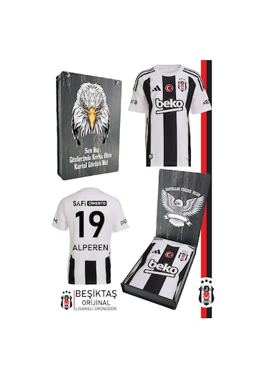 Beşiktaş Kişiye Özel 24-25 Çubuklu Forma Hediyelik Kutu 001