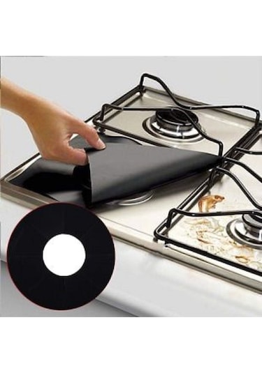 Ocak Koruyucu Folyo Yanmaz Yapışmaz 4'lü Set