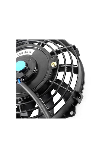 9 İnç 12v 80w Araç Güçlü Şanzıman Yağı Soğutma Fanı Montaj Accessorie, Boyut:9 İnç