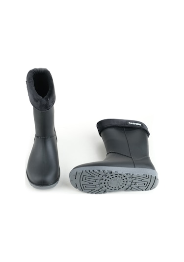 Gezer Kışlık Kız Çocuk Yağmur Çizme GC2KFM.00622.01.010.H27 Siyah