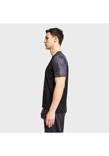 Lescon 26b-1024 Antrenman Kısa Kol Siyah Erkek T-shirt 26btea001024