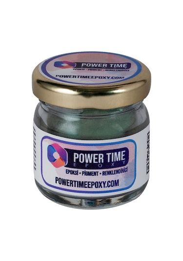Sedefli Metalik Toz Pigment Boya / Zümrüt Yeşili / Epoksi Için