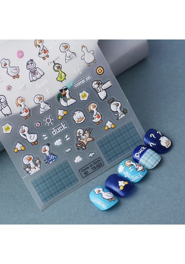 1 Adet Siyah Beyaz Yay Kelebek 5d Tırnak Çıkartmalar Nail Art Dekorasyon Kabartma Disney Karikatür Çiçek Nail Art Çıkartmalar Tırnak Malzemeleri Green