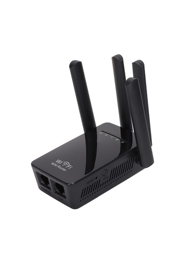 Xindoker 3'lü Fonksiyonlu Kablosuz Router Router/ap/repeater - 4 Antenli 50m Kapsama, 300mbps Hız, Güvenli Şifreleme, Ev Çalışması İçin 100-240v Avustralya Standartı