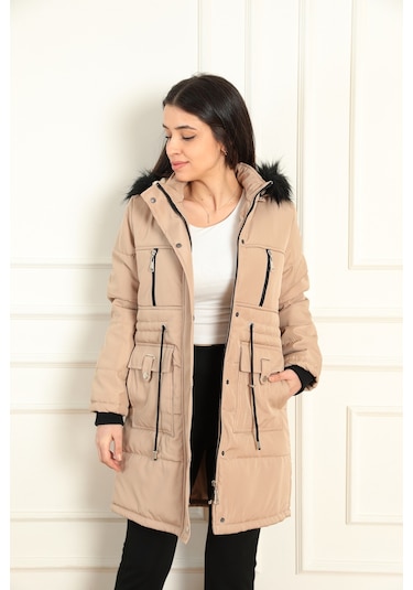 Modaplaza Kadın Bondit Mont 4201- K23mflx4201mntvizon K23MFLX4201MNTVİZON Vizon