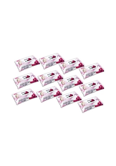 Alo Baby Gül Kokulu Islak Havlu 12 X 90'Lı