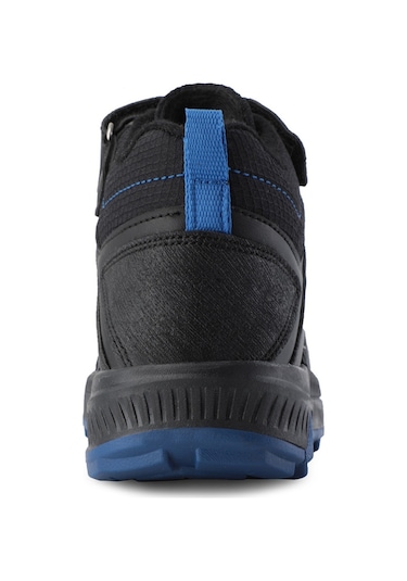 Slazenger KENTON I Çocuk Cırt Cırtlı Siyah / Saks Mavi Bot