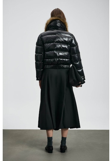 Lufian Daisy Siyah Kadın Mont 122120041 Siyah
