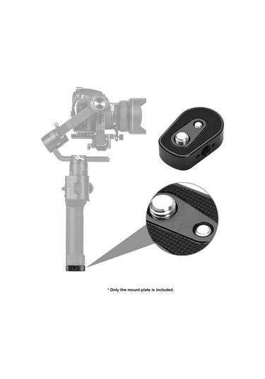 Singree "djı Ronin S/sc İçin Dayanıklı Alüminyum Alt Montaj Plakası - 1/4 & 3/8 Vida Delikli"