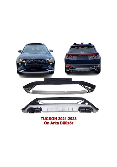 Türkmen Hyundai Tucson 2022-2023 Oem Model Ön-Arka Difüzör