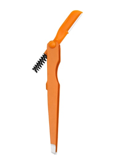 Dolıty Kaş Cımbızı Paslanmaz Alet 4mm Düz Uçlu Cımbız Turuncu