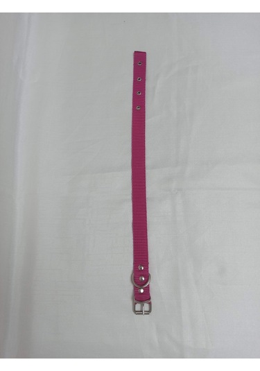 Kozaklı Küçük Irk Köpek Tasması Pembe 50 x 2.5 CM Pembe