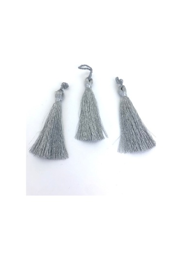 FdayAksesuar Gümüş Simli Püskül 7 cm 5 Adet FRDY15536