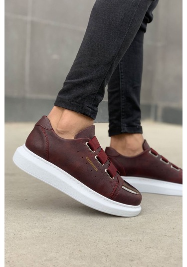 Ch251 Cbt Mirror Erkek Ayakkabı Bordo Bordo