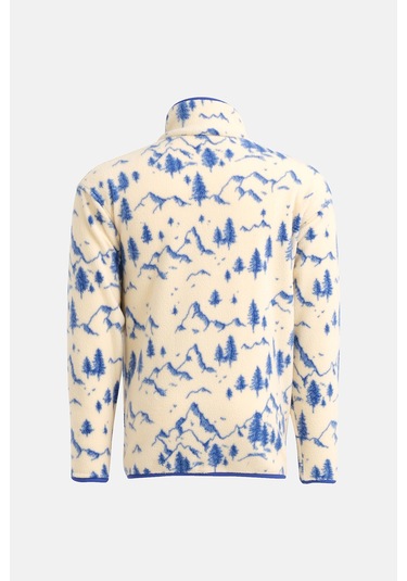 Regular Fit Next Unisex Polar Desenli Mavi Mavi