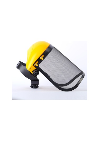 Maiyame Turuncu Üstlü Tel Ağı Kafa Tipi Maske - Bahçe Budama İçin Göz Ve Yüz Koruması, Sprey Engeli Güvenlik Koruyucu