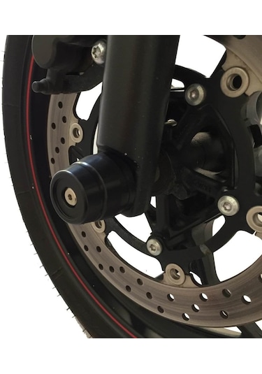 GP Kompozit  Yamaha R25 2015-2024 Uyumlu Ön ve Arka Aks Koruma Takoz Seti Siyah