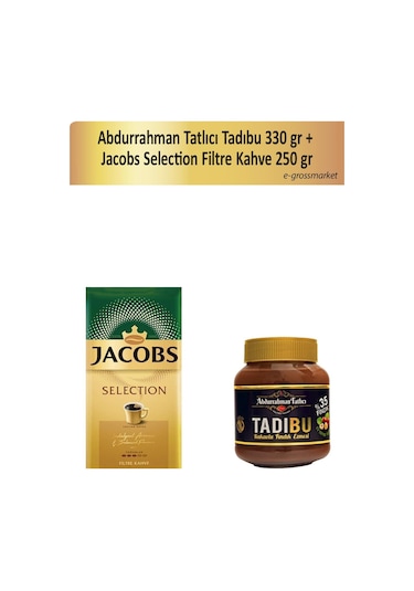 Abdurrahman Tatlıcı Tadıbu 330 G + Jacobs Selection Filtre Kahve 250 G