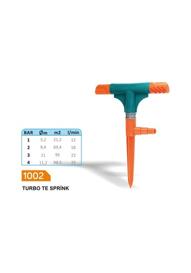 Sayım Plastik Turbo Te Sprink Fıskiye Sulama Başlığı Sürat