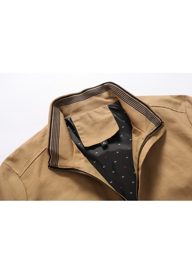 Erkekler İçin Günlük Artı Kadife Kalınlaştırılmış Gençlik Günlük Ceket Mavi