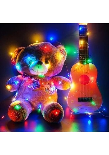 Pilli Dekoratif Peri Led Işık 3 Metre Rgb Gaming Aydınlatma - Ee98yt1492yu Çok Renkli