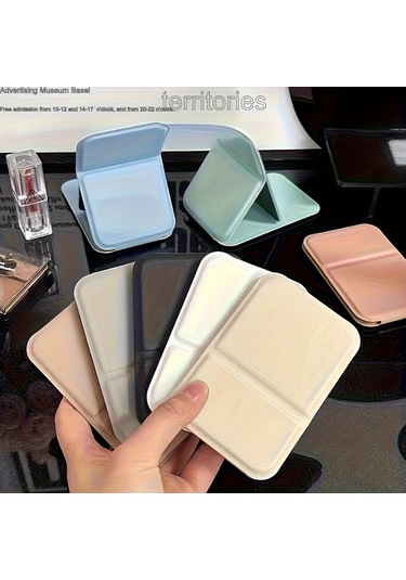 Willowhaven Katlı Taşınabilir Pembe Aynalı Makyaj Aynası Ayaklı Kompakt Pembe