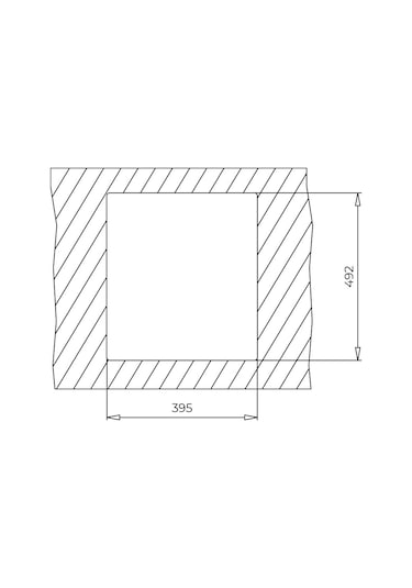 Teka Forsquare 34.40 Tg Tek Hazneli Tezgahüstü/Tezgahasıfır (Flush) Tegranite Eviye - Stone Grey - 115230011