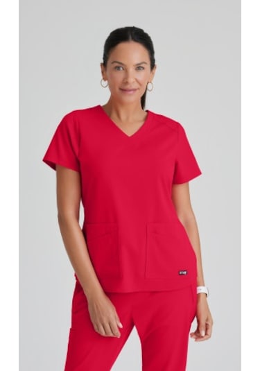 Grey S Anatomy Emma Grst011 Tek Üst Kırmızı