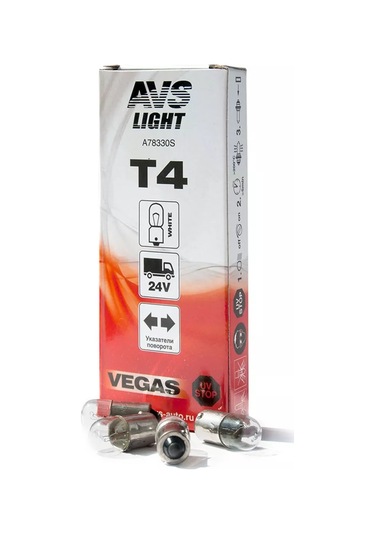 Avs Vegas 24v T4 Ba9s 10 Adet Araç Halopeni 182999321