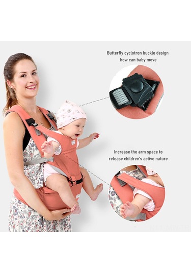 Moveevo Pembe Çift Taraflı Bebek Bel Tahtası - Çok Fonksiyonlu, Epe İç Çekirdek, Gerekli Yaşlarda Kullanıma Uygun, Ayırılabilir Askı