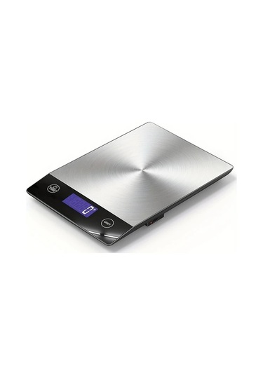 Dashanshop Paslanmaz Çelik Siyah Mutfak Terazisi Şarj Edilebilir 304 Çelik 14 97 Kg Lcd Ekran Tip C Şarj Tare Fonksiyonu Otomatik Kapanma Birim Dönüşümü Pişirme Ve Fırın İçin -