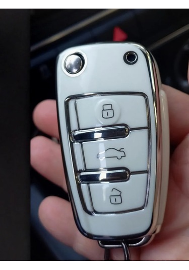 T-carbon Audi İçin Katlanmış Anahtar Silikon Kılıfı 224100620