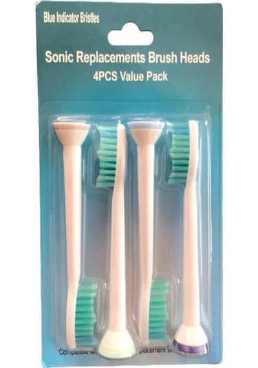 Lovyco Philips Sonicare Diş Fırçası Uyumlu Yedek Başlık 4'lü Paket