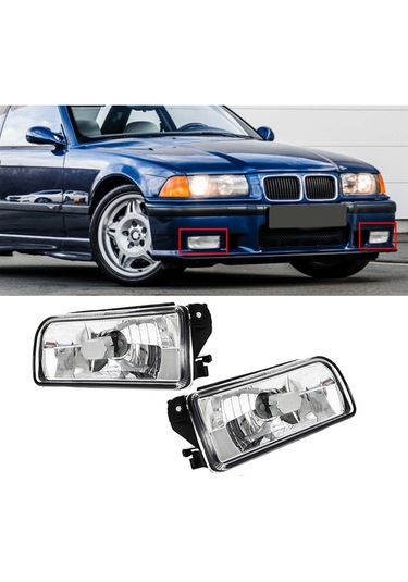 Bmw E36 1992-1998 Uyumlu Beyaz Cam Sis Farı