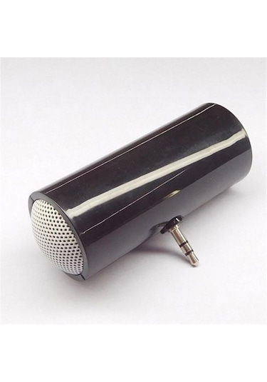 Siyah Mini Hoparlör Cep Telefonu Tablet Mini Stereo Hoparlör Kutusu 2w 3.5mm Fiş