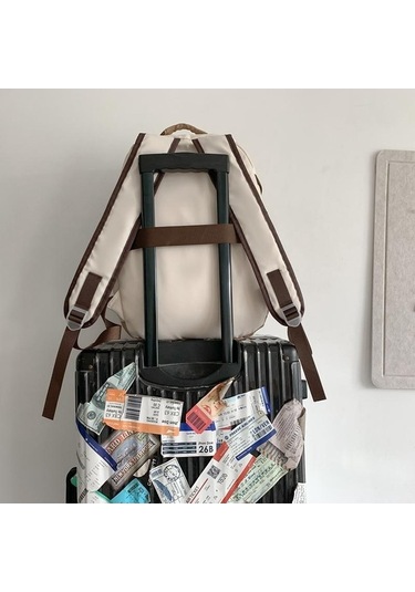 Dancemonkey Tarzı Sırt Sırt Pembe Okul Kolej Kapasiteli Kadın İşlemeli Çantası Çantası Çantası Büyük Bilgisayar Zj Pembe