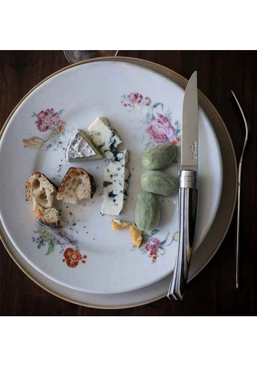 Opinel Chic 4'lü Et Bıçağı Seti - Lamine Huş Ağacı Laminated Birch Wood Çok Renkli