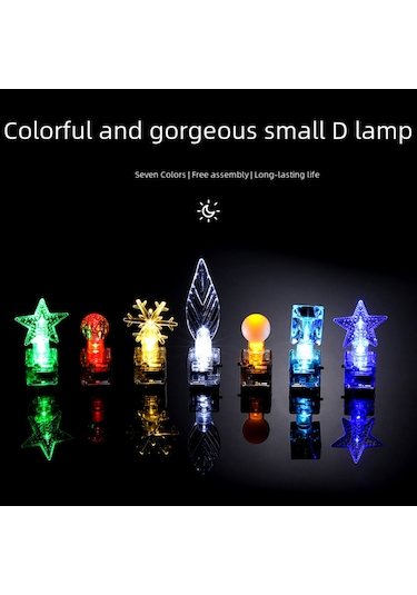 Ruicoo Akvaryum Işıklı Dekoratif Led Lamba - Renkli, Pil İle Çalışır, Hafif Ve Dayanıklı Plastik Malzeme