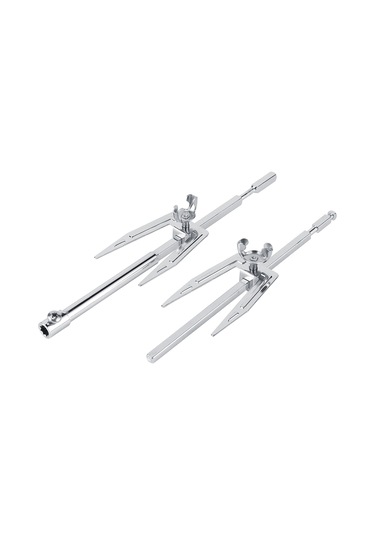 Skycity Stoklu Inox Barbekü Döner Çatal Seti - Tavuk Balık Et Pişirme, Isı Dayanıklı, Hafif Taşınabilir, Kolay Temizlenir Diğer