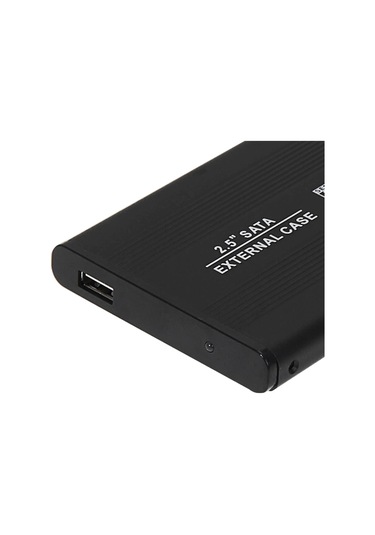 Aubyhe 2.5 İnç Sata Usb2.0 Dış Disk Kutusu, Alüminyum Kasa, 480mbps Hız, Windows/mac Uyumlu, Gümüş